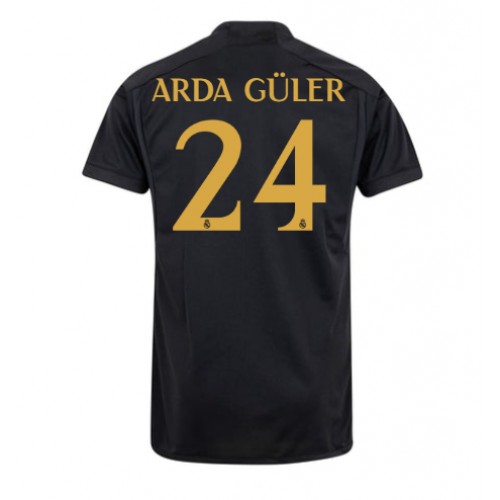 Moški Nogometni dresi Real Madrid Arda Guler #24 Tretji 2023-24 Kratek Rokav